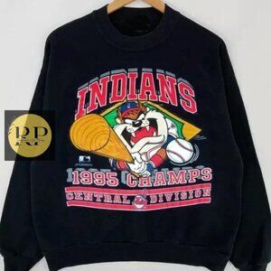 Cleveland Indians MLB Baseball Retro Sweatshirt Unisex Men Women 1995